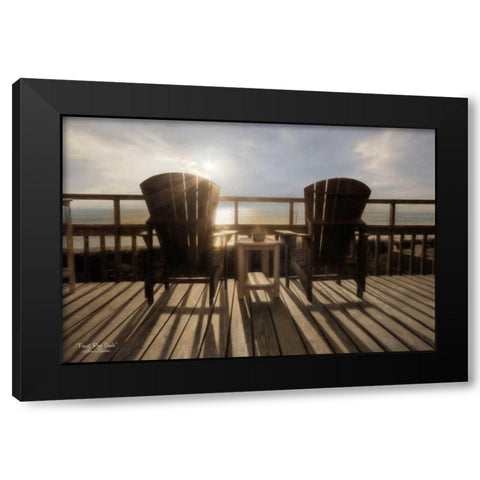 Front Row Seats Black Modern Wood Framed Art Print with Double Matting by Deiter, Lori