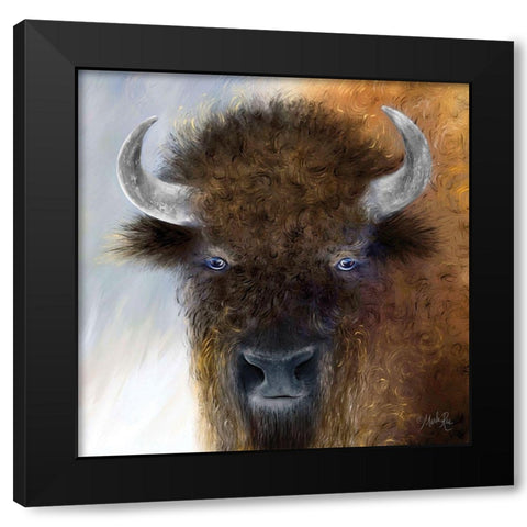 Goodyear Black Modern Wood Framed Art Print by Rae, Marla