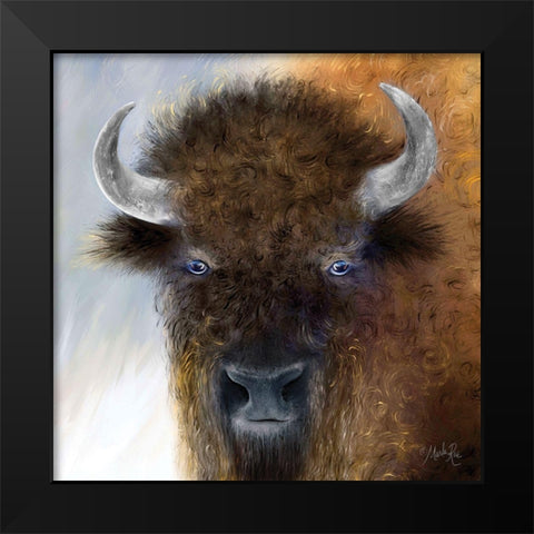 Goodyear Black Modern Wood Framed Art Print by Rae, Marla