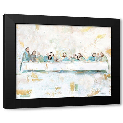 Last Supper Black Modern Wood Framed Art Print by Kissell, Mackenzie