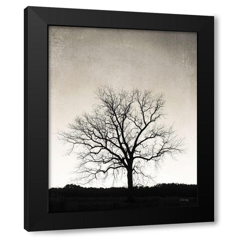 Under Heaven Black Modern Wood Framed Art Print with Double Matting by Rigsby, Jennifer