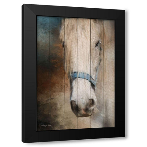 Old Gray Mare Black Modern Wood Framed Art Print by Vieira, Robin-Lee
