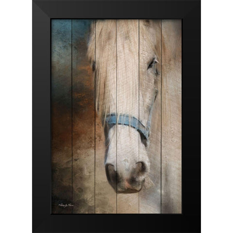 Old Gray Mare Black Modern Wood Framed Art Print by Vieira, Robin-Lee