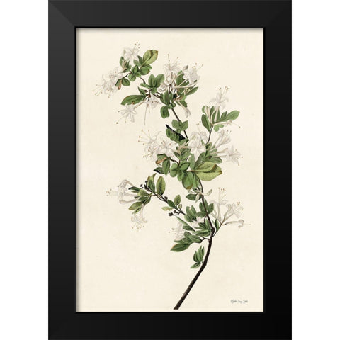Wood Pewee Black Modern Wood Framed Art Print by Stellar Design Studio