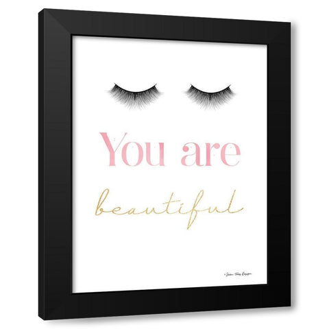 Beautiful Black Modern Wood Framed Art Print with Double Matting by Seven Trees Design