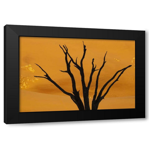 Dead tree, Dead Vlei, Sossusvlei, Namibia Black Modern Wood Framed Art Print by Kaveney, Wendy