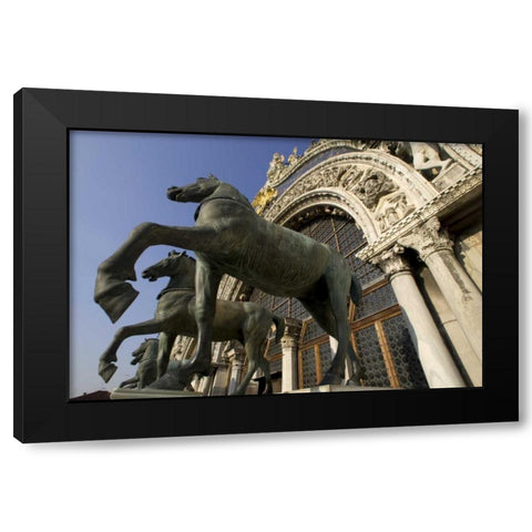 Italy, Venice San Marco- Basilica di San Marco Black Modern Wood Framed Art Print by Kaveney, Wendy