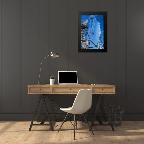 Canary Islands--Roque de los Muchachos Observatory-The Florian Goebel MAGIC Telescopes Black Modern Wood Framed Art Print by Bibikow, Walter