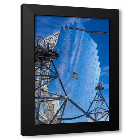Canary Islands--Roque de los Muchachos Observatory-The Florian Goebel MAGIC Telescopes Black Modern Wood Framed Art Print by Bibikow, Walter