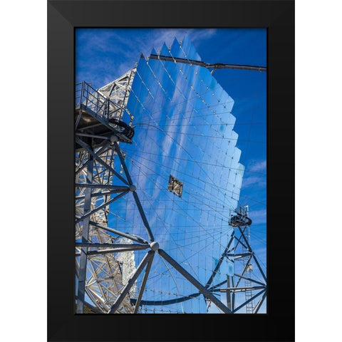 Canary Islands--Roque de los Muchachos Observatory-The Florian Goebel MAGIC Telescopes Black Modern Wood Framed Art Print by Bibikow, Walter