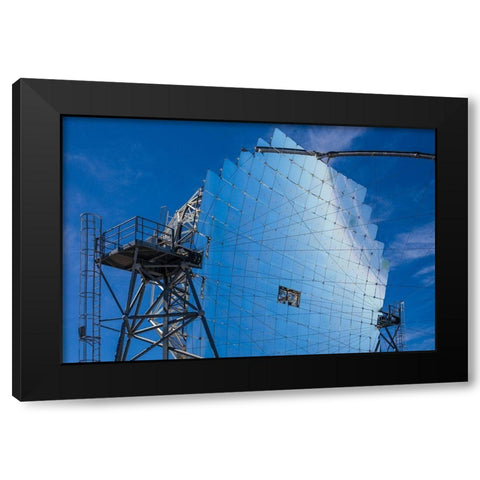 Canary Islands--Roque de los Muchachos Observatory-The Florian Goebel MAGIC Telescopes Black Modern Wood Framed Art Print by Bibikow, Walter