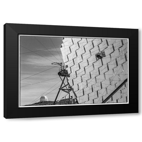 Canary Islands--Roque de los Muchachos Observatory-The Florian Goebel MAGIC Telescopes Black Modern Wood Framed Art Print by Bibikow, Walter