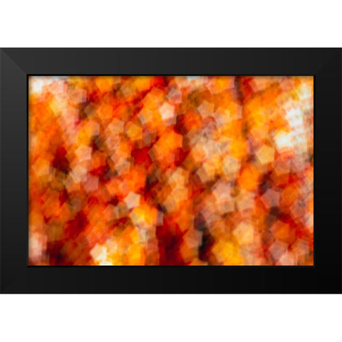 Colorful fabric detail Black Modern Wood Framed Art Print by Muench, Zandria