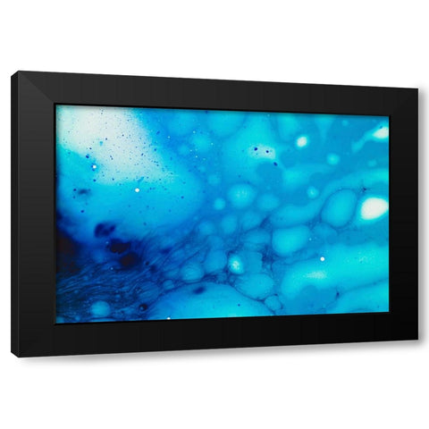 Paint-oil and water Black Modern Wood Framed Art Print with Double Matting by Muench, Zandria