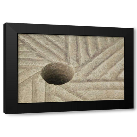 TN, Great Smoky Mts Old grinding wheel at a mill Black Modern Wood Framed Art Print by Flaherty, Dennis