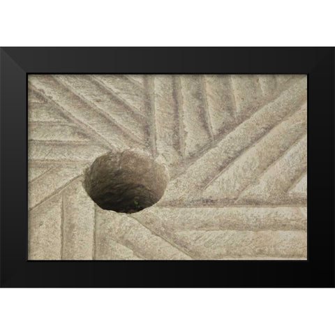 TN, Great Smoky Mts Old grinding wheel at a mill Black Modern Wood Framed Art Print by Flaherty, Dennis