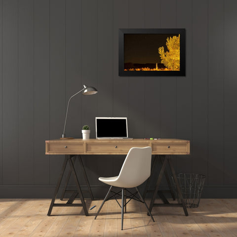 USA, Utah Stary night sky in autumn Black Modern Wood Framed Art Print by Illg, Cathy and Gordon