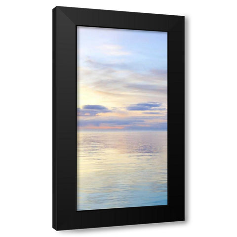 Washington, San Juan Islands Seascape at sunset Black Modern Wood Framed Art Print with Double Matting by Paulson, Don