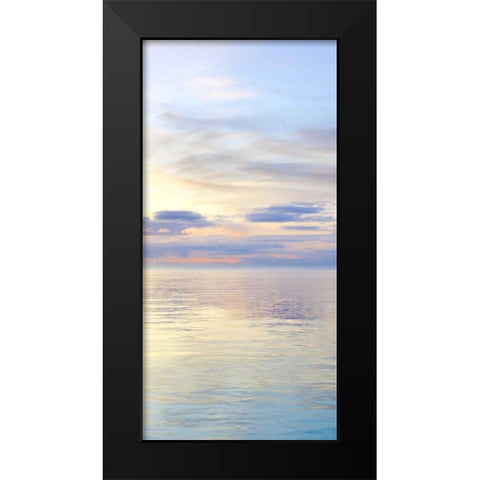 Washington, San Juan Islands Seascape at sunset Black Modern Wood Framed Art Print by Paulson, Don