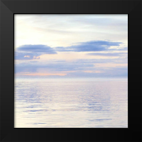 Washington, San Juan Islands Seascape at sunset Black Modern Wood Framed Art Print by Paulson, Don