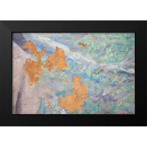 Washington, Fort Hayden Abstract painted wall Black Modern Wood Framed Art Print by Paulson, Don