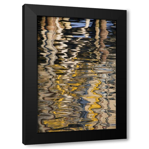 USA, Alaska, Ketchikan Reflections in water Black Modern Wood Framed Art Print with Double Matting by Paulson, Don
