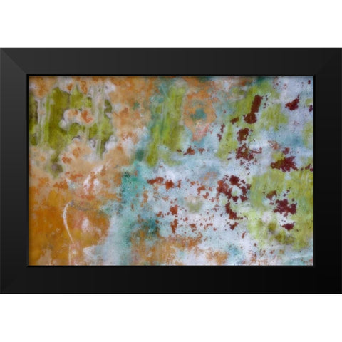 Washington, Fort Hayden Abstract painted wall Black Modern Wood Framed Art Print by Paulson, Don