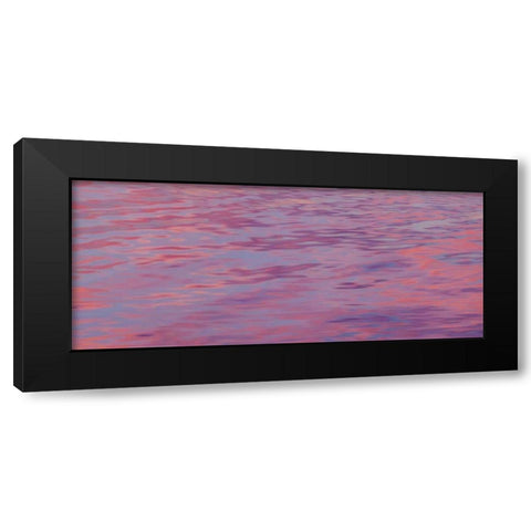 Washington, Hood Canal Sunset reflections Black Modern Wood Framed Art Print with Double Matting by Paulson, Don