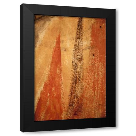 Mexico Abstract wall pattern Black Modern Wood Framed Art Print with Double Matting by Paulson, Don