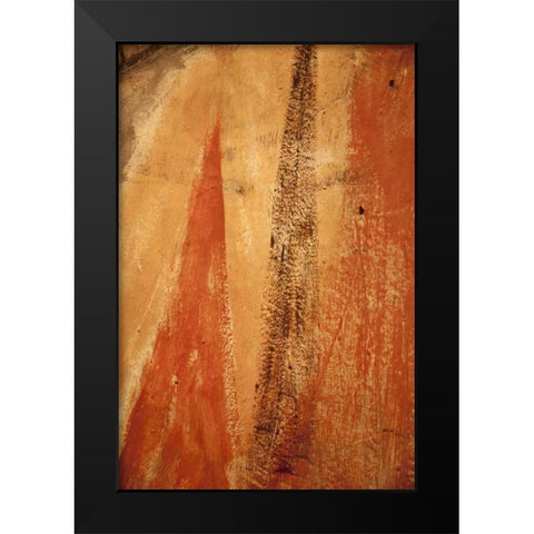 Mexico Abstract wall pattern Black Modern Wood Framed Art Print by Paulson, Don