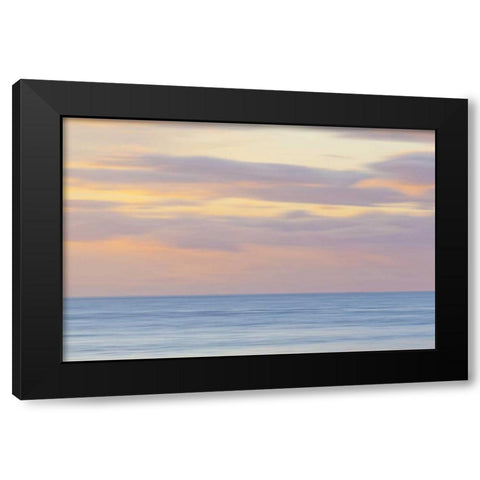 Washington, San Juans Abstract sunset scenic Black Modern Wood Framed Art Print with Double Matting by Paulson, Don