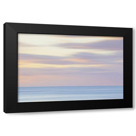 Washington, San Juans Abstract sunset scenic Black Modern Wood Framed Art Print with Double Matting by Paulson, Don