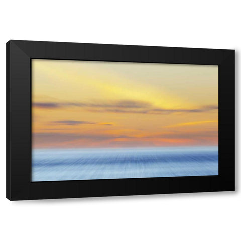 Washington, San Juans Abstract sunset scenic Black Modern Wood Framed Art Print with Double Matting by Paulson, Don