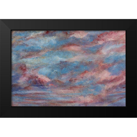 USA, Colorado, Ridgeway Detail of wall painting Black Modern Wood Framed Art Print by Paulson, Don