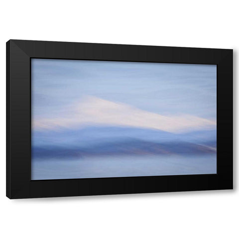 Washington, Mount Baker Abstract of Mount Baker Black Modern Wood Framed Art Print with Double Matting by Paulson, Don