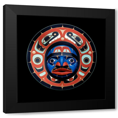 USA, Washington State, Jamestown Totem art PR Black Modern Wood Framed Art Print with Double Matting by Paulson, Don