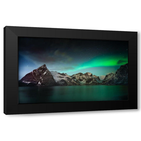 Lille Toppacya Black Modern Wood Framed Art Print by Ghesquiere, Hilde