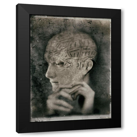 Dans Lintimate Black Modern Wood Framed Art Print by Hummel, Jeffrey