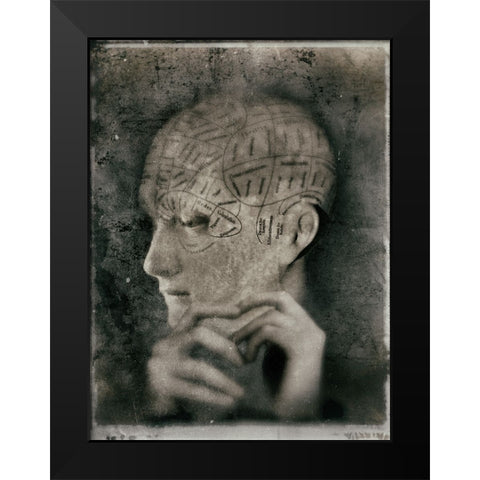 Dans Lintimate Black Modern Wood Framed Art Print by Hummel, Jeffrey