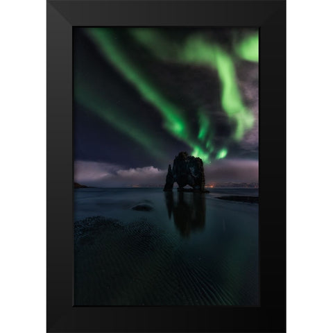 Untitled Black Modern Wood Framed Art Print by Martin Castan, David