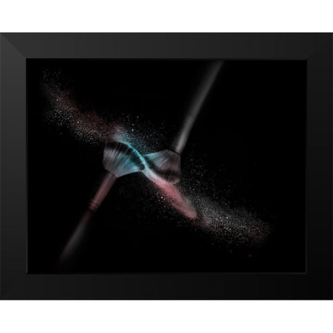 Brushes Black Modern Wood Framed Art Print by Reindl, Doris