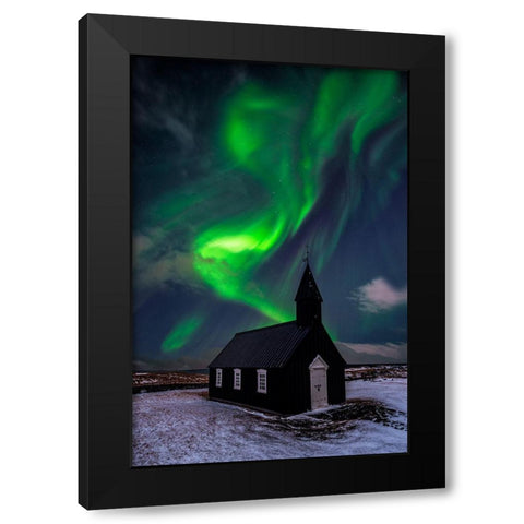 Untitled Black Modern Wood Framed Art Print by Martin Castan, David