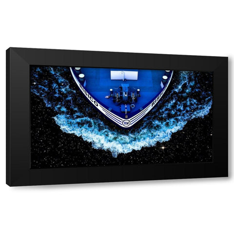 Starship Black Modern Wood Framed Art Print with Double Matting by Grosshanten, Klaus