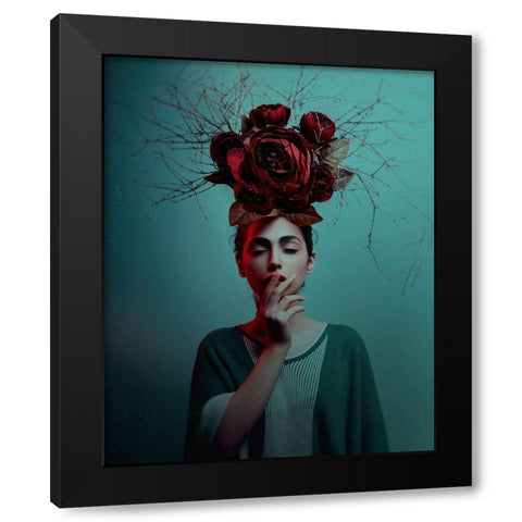 ... Black Modern Wood Framed Art Print with Double Matting by Hamidnezhad, Amin