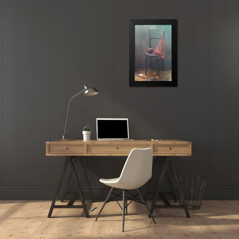 It Was Recently... Black Modern Wood Framed Art Print by Ustinagreen