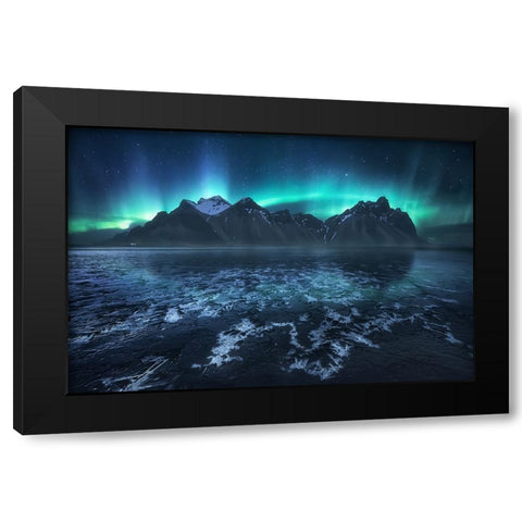 Frozen World, The Crown Black Modern Wood Framed Art Print with Double Matting by F. Turienzo, Carlos