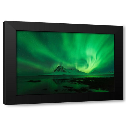 Untitled Black Modern Wood Framed Art Print by Martin Castan, David