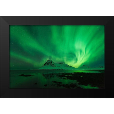 Untitled Black Modern Wood Framed Art Print by Martin Castan, David