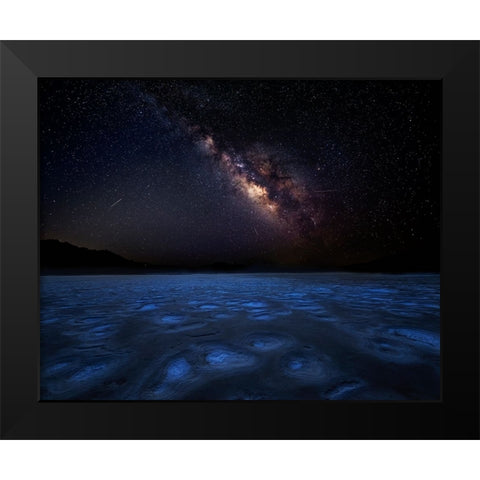 The Darkness Black Modern Wood Framed Art Print by Poreider, Annie