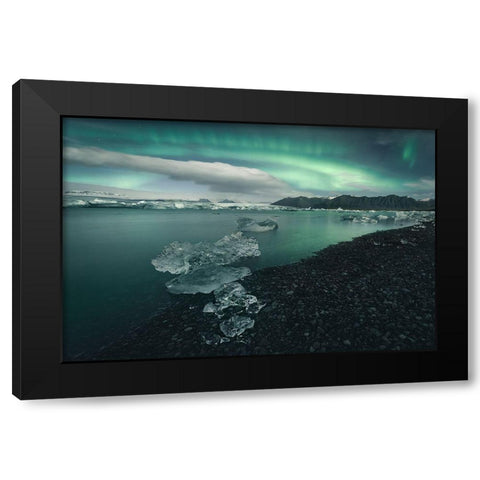 Japkulsairlaandsup3;N Black Modern Wood Framed Art Print with Double Matting by Carrillo Lopez, Antonio